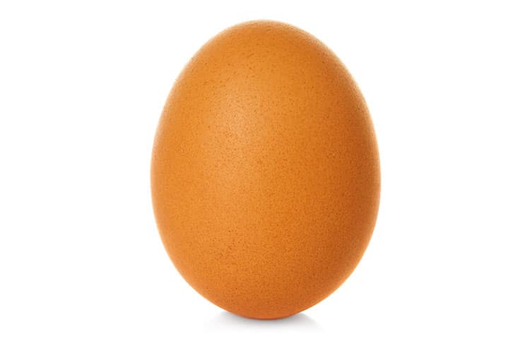 When egg gets more than 40 million likes on Instagram!